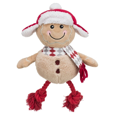 Trixie Xmas Peperkoekman Met Flostouw Benen Pluche / Katoen
