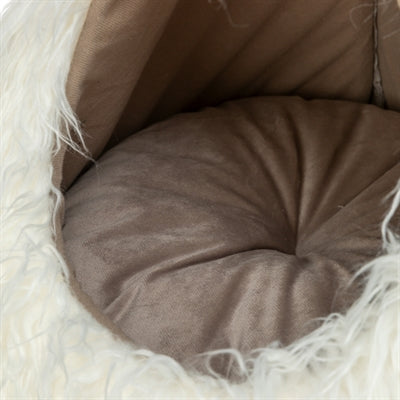 Trixie Xmas Tent Kabouter Velvet Look Beige