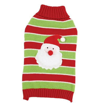 Happy Pet Hondentrui Kerstman Gestreept Rood / Groen